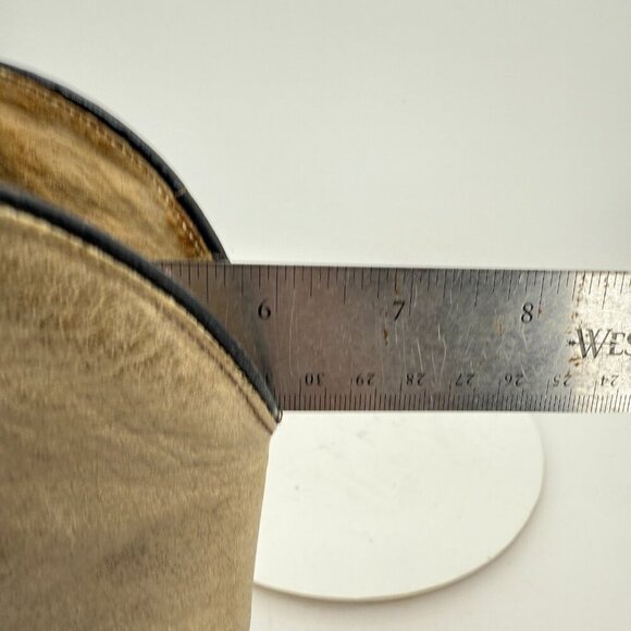 Durango Men Size 9D 21775 Light Grey Leather Pointed Toe Pull On Western Boot - Picture 13 of 14